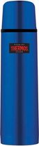 Fbb isoleerfles | thermosfles | 0.75 liter | metallic blauw | met draaidop | d6xh24cm