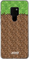 Huawei Mate 20 Hoesje Transparant TPU Case - Minecraft - Grass #ffffff