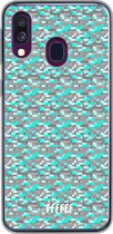 Samsung Galaxy A50 Hoesje Transparant TPU Case - Minecraft - Diamonds! #ffffff