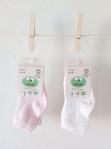 100% organisch katoen unisex sokjes 2-pack . 3-6mnd. Kinderkleding merk Kitikate