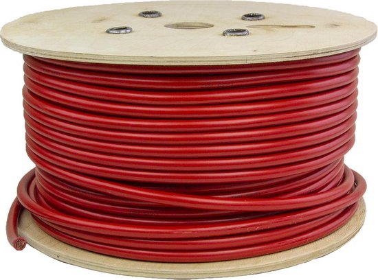 Câble batterie rouge 35mm², rouleau 100 mètres