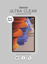 Selencia Screenprotector Geschikt voor Samsung Galaxy Tab S9 / Tab S7 / Tab S8 / Tab S9 FE - Selencia Duo Pack Ultra Clear Screenprotector tablet