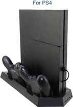 Multifunctionele Standaard voor Ps4 - PS4 Slim-Ps4 Pro - Oplaadstation voor Playstation 4 Controller - PS4 Vertical Stand Docking Station