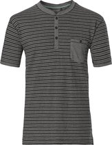 Pastunette for Men shortsleeve Pyjamashirt - Grey - Maat L