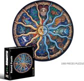 Pinshidai ronde puzzel 1000 stukjes - Zodiac