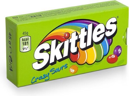 Skittles Crazy Sours - x 45 | bol.com