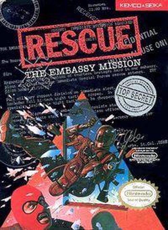 Rescue : The Embassy Mission NES Occasion | Jeux Nintendo NES