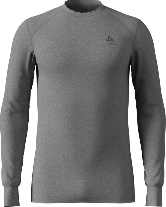 Odlo Warm Thermoshirt Heren  Sportshirt - Maat XL  - Mannen - grijs