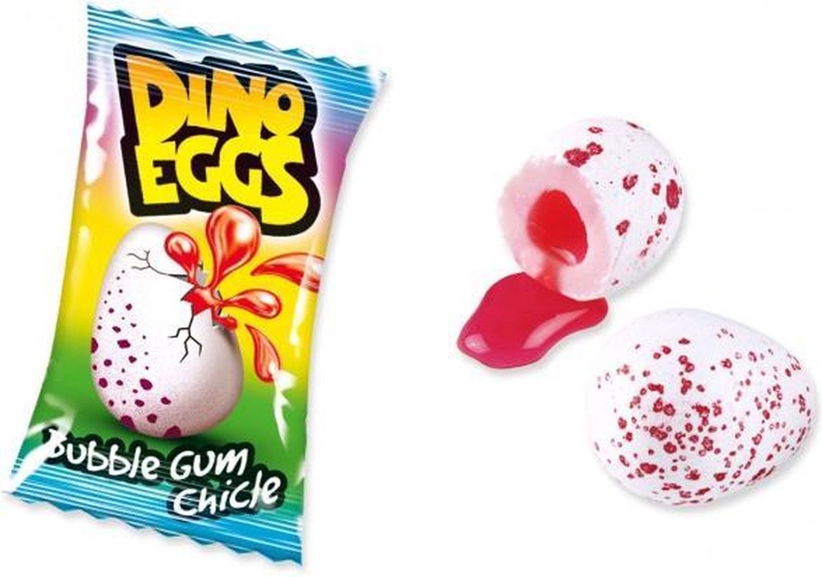 Fini Dino Eggs Bubble Gum - 200 stuks