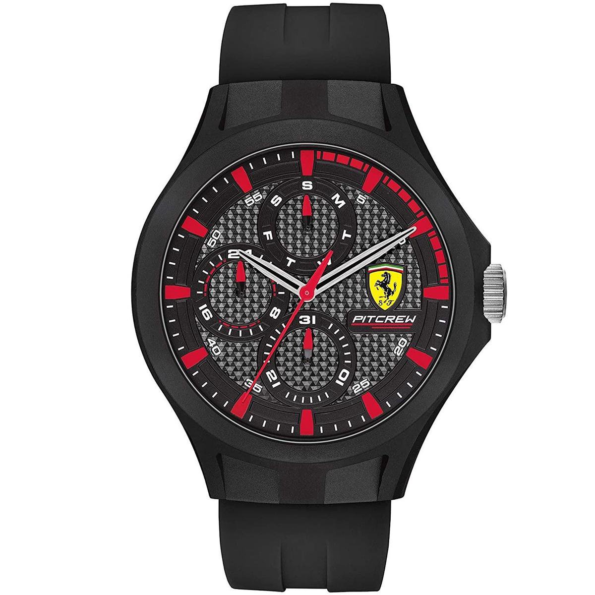 Ferrari - Heren Horloge SF830678 Pitcrew - Zwart