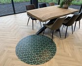 Eigen foto op Vloerzeil rond 150 x 150 cm | Vinyl met anti-slip laag | Unieke vloerkleed