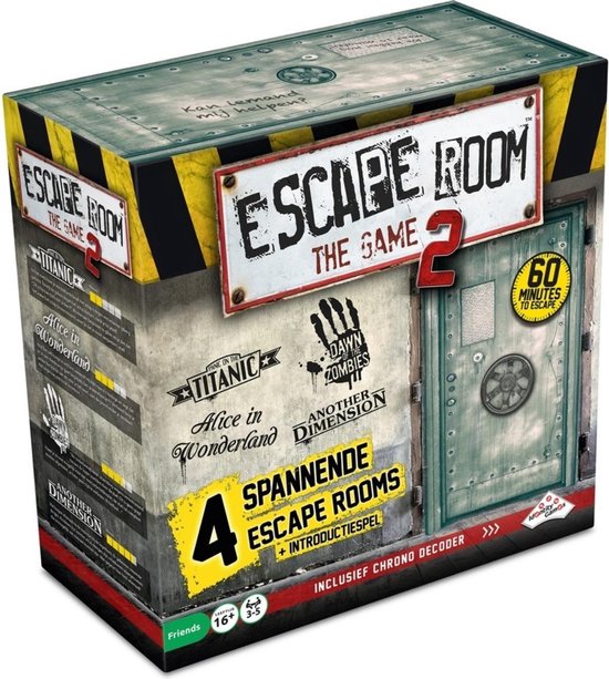 Thumbnail van een extra afbeelding van het spel Spellenbundel - Escape Room - 2 Stuks - The Game basisspel 2 & Uitbreiding Redbeard's Gold