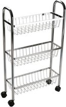 Keukentrolley Versa Metaal (16 x 76,5 x 47 cm) (16 x 76 x 47 cm)