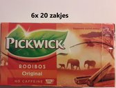 Pickwick thee - Rooibos Original - multipak 6x 20 zakjes