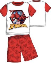 Spiderman pyjama - wit - rood - maat 104 / 4 jaar