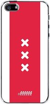 iPhone SE (2016) Hoesje Transparant TPU Case - AFC Ajax Amsterdam1 #ffffff
