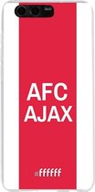 Honor 9 Hoesje Transparant TPU Case - AFC Ajax - met opdruk #ffffff