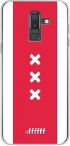 Samsung Galaxy J8 (2018) Hoesje Transparant TPU Case - AFC Ajax Amsterdam1 #ffffff