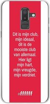 Samsung Galaxy J8 (2018) Hoesje Transparant TPU Case - AFC Ajax Dit Is Mijn Club #ffffff