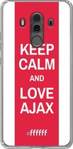 Huawei Mate 10 Pro Hoesje Transparant TPU Case - AFC Ajax Keep Calm #ffffff