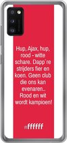 Samsung Galaxy A41 Hoesje Transparant TPU Case - AFC Ajax Clublied #ffffff