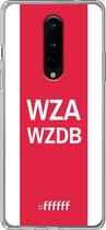 OnePlus 8 Pro Hoesje Transparant TPU Case - AFC Ajax - WZAWZDB #ffffff