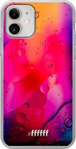 iPhone 12 Mini Hoesje Transparant TPU Case - Colour Bokeh #ffffff