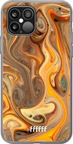 6F hoesje - geschikt voor iPhone 12 Pro - Transparant TPU Case - Brownie Caramel #ffffff
