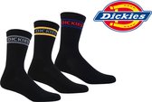 DICKIES SOKKEN - DICKIES Premium fit sportsokken - 43/46 - zwart - 3 paar