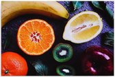 Schilderij Verschillende soorten fruit, 4 maten (wanddecoratie)