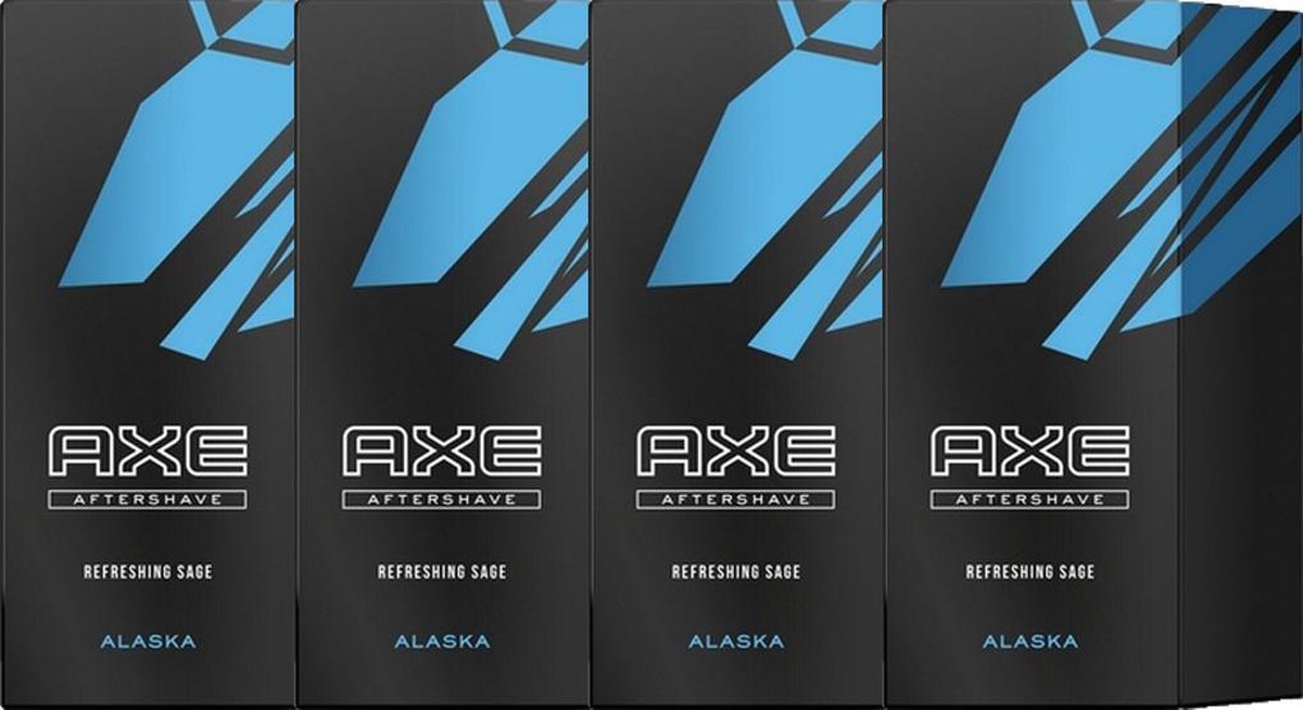 Axe - Aftershave - Alaska - 4 x 100 Ml