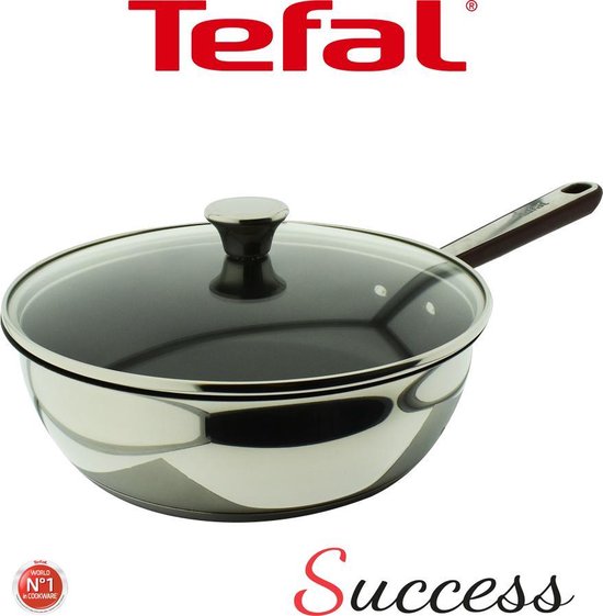Tefal Succes Aluminium Pan Met Deksel - 24 cm | bol.com