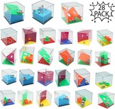 The Twiddlers Mini puzzelbox - Hersenkrakerset van 28 stuks - Verschillende spelniveaus - ideale binnenactiviteit voor kinderen - speelgoed voor volwassenen, kinderen en tieners om