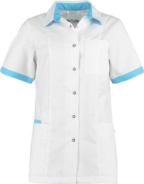 Haen / Ballyclare Care Coat Fijke- Wit / Turquoise - Taille 3XL