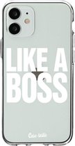 Casetastic Apple iPhone 12 Mini Hoesje - Softcover Hoesje met Design - Like a Boss Print