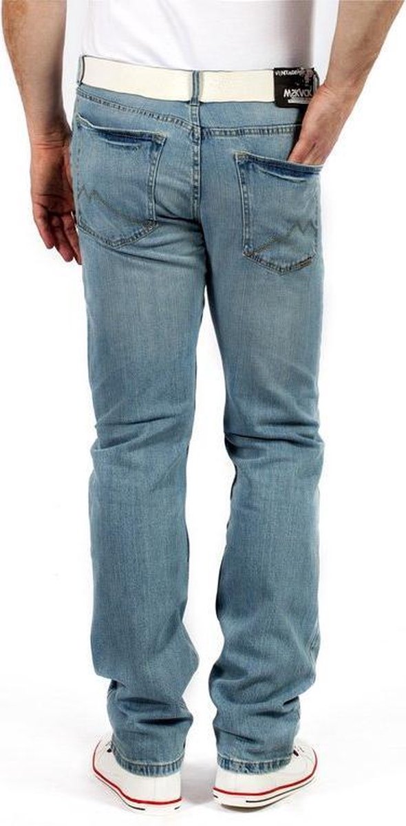 MASKOVICK Heren Jeans Clinton stretch Regular - Light Used - W32 X L30