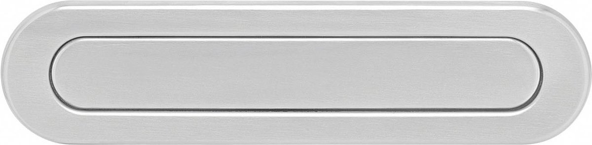 Intersteel Brievenbus ovaal met veer rvs geborsteld