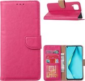 Huawei P40 Lite - Bookcase Roze - portemonee hoesje