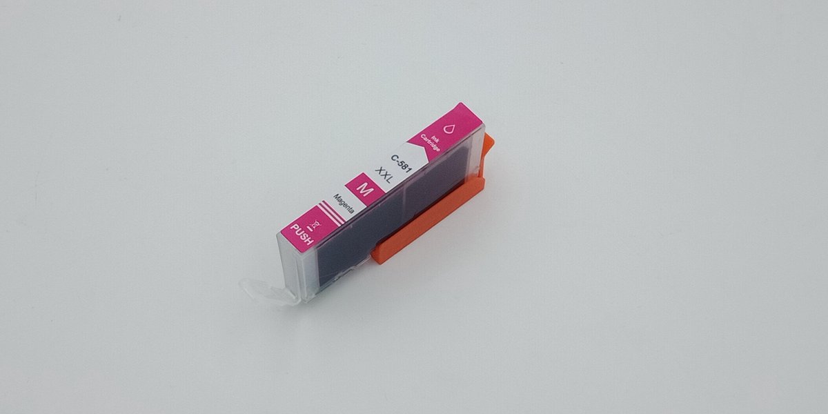 KATRIZ® huismerk inkt voor|Canon CLI-581XXL Magenta |11ml | Met chip