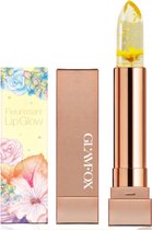 GLAMFOX Honey Flower Lip Glow Lipstick - 24K Goud Korrels Lippenstift met 100% Echte Honing Bloem - Lip Plumper - Lippenstift Langhoudend - Korean Beauty Make Up