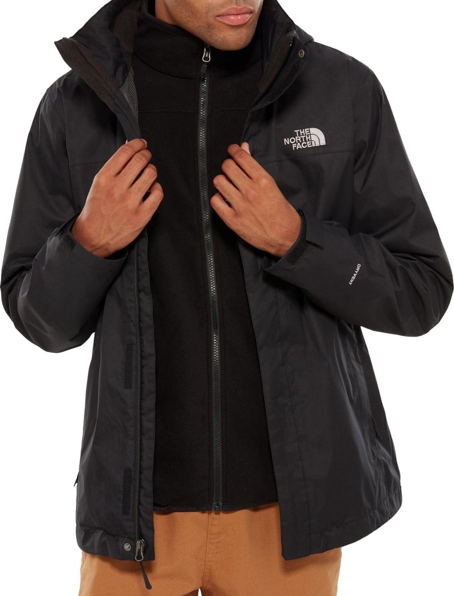 The North Face Evolve II Triclimate Jacket Heren Outdoorjas - TNF Black -  Maat S | bol.com