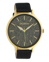 OOZOO Timepieces C10664 Goudkleurig Zwart Horloge