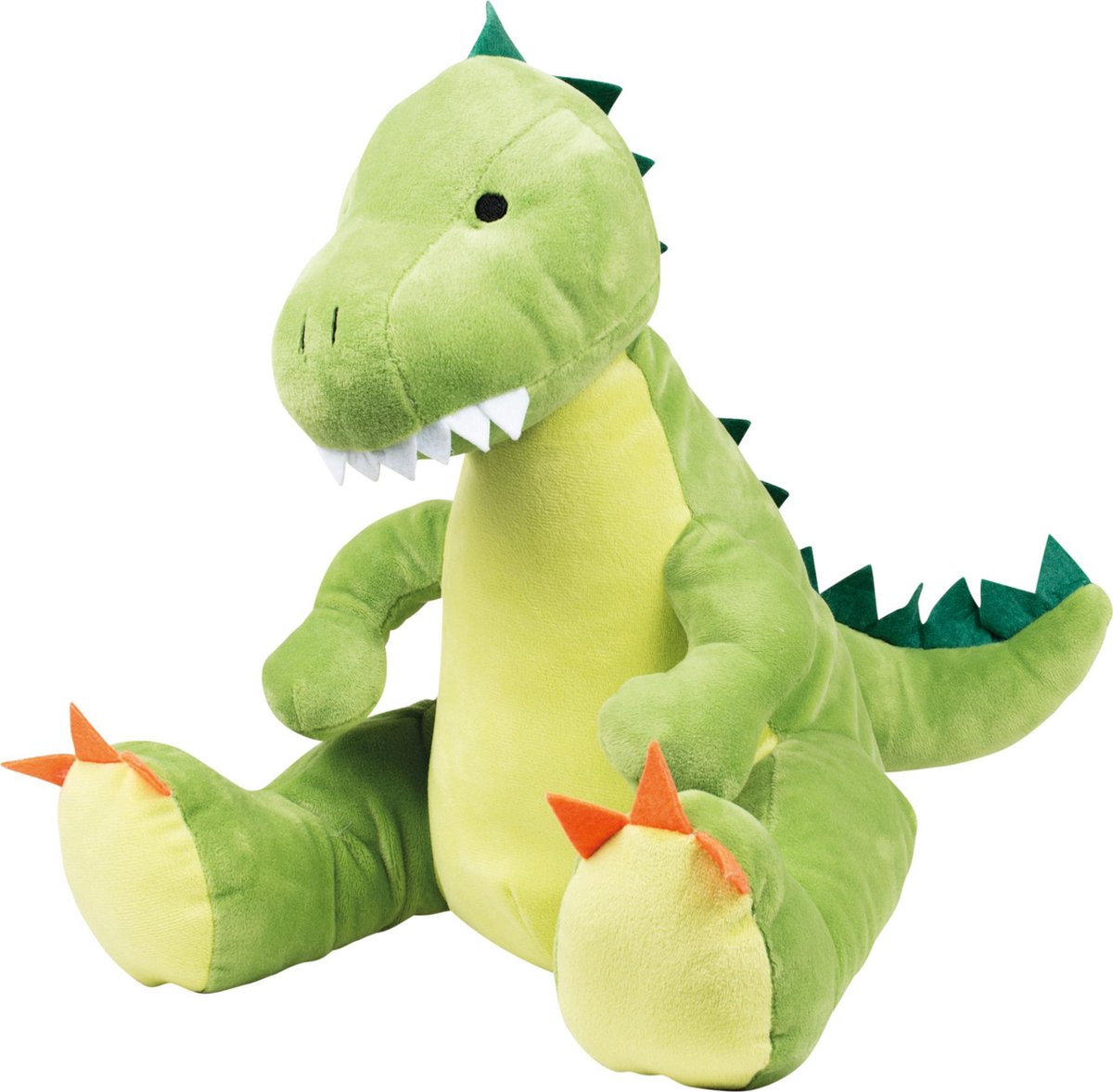 Mosasaurus dinosaurus pluche speelgoed - grijs zacht pluche kussen - cadeau voor alle leeftijden en gelegenheden (g-0109