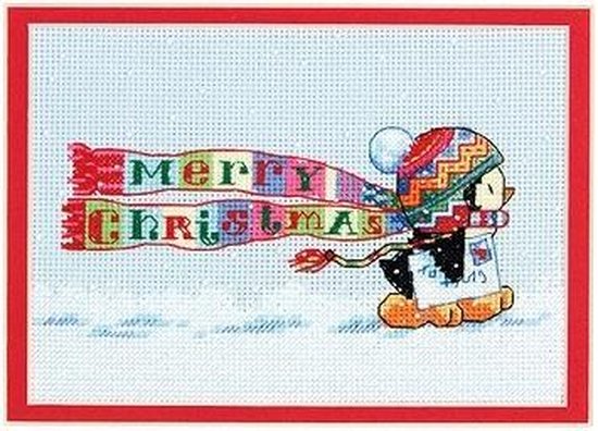 Vervaco Tafelloper Kadootjes onder de Kerstboom 29 x 102 cm - Art en Hobby
