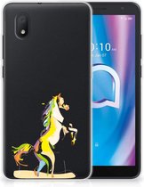 Leuk TPU Back Case Alcatel 1B (2020) GSM Hoesje Horse Color