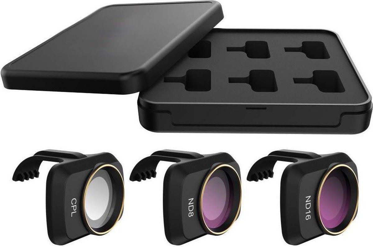 50CAL Drone Camera Lens Filter Combo ND 8-16+CPL - geschikt voor DJI Mini 1 & 2 - Ultralicht gewicht - Optisch glas van hoge kwaliteit - krasbestendig