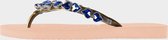 Uzurii Heart Blue dames slippers, Sand, maat: 35/36