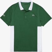 Lacoste Sport Polo Shirt Heren Groen Wit maat XXL