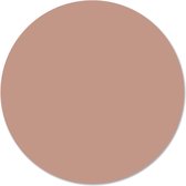 Label2X - Schilderij - Effen Pale Pink Ø - Multicolor - 20 X 20 Cm