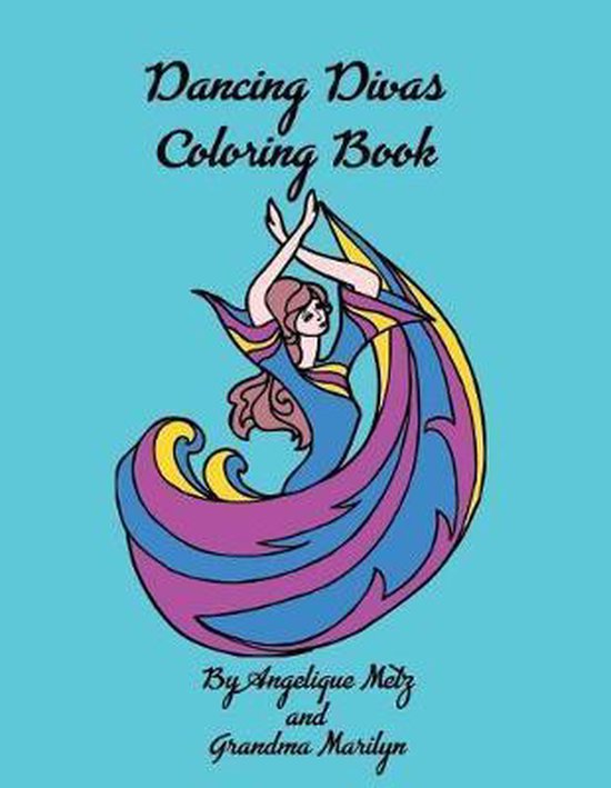 Dancing Divas Coloring Book - cover